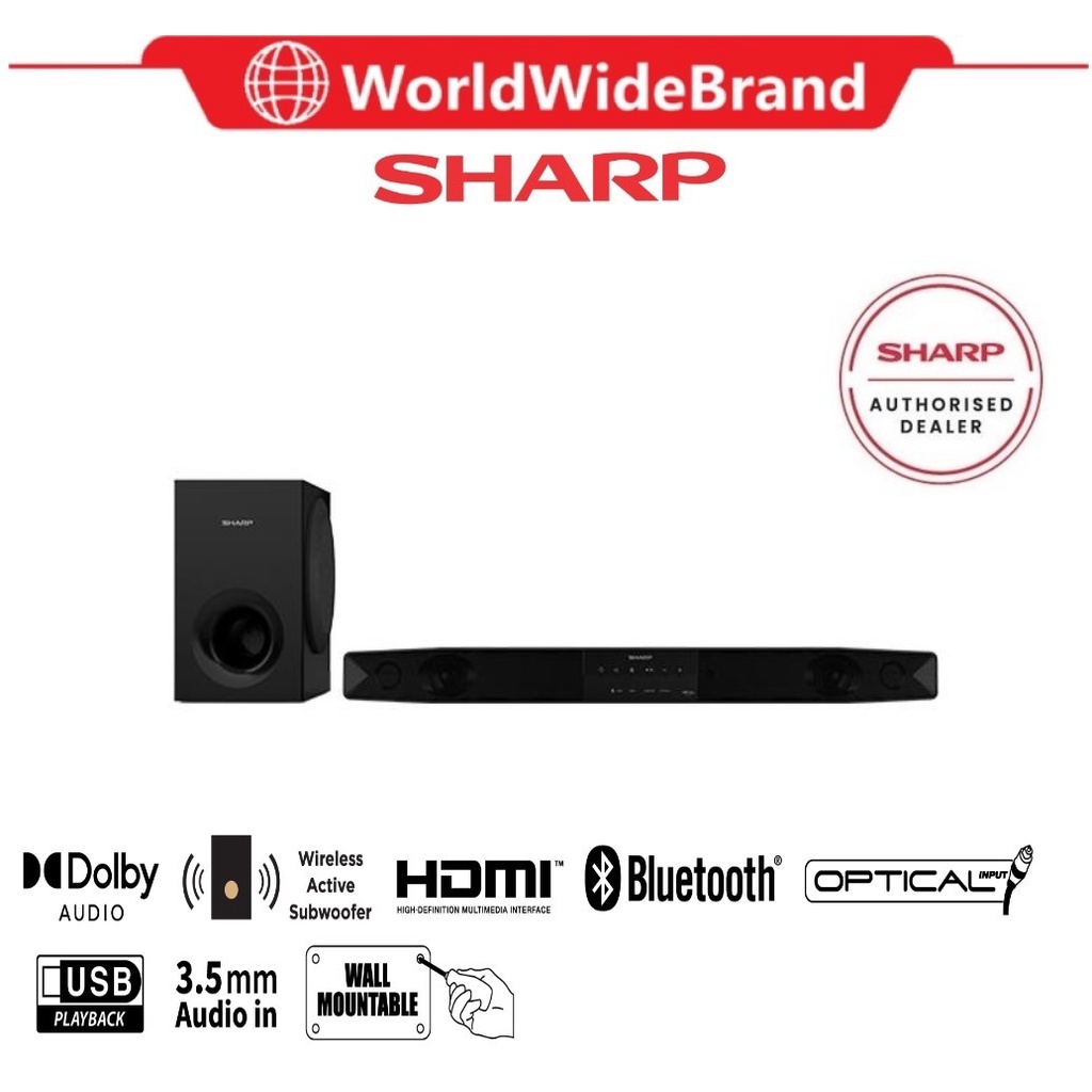 Sharper image 3 piece wireless best sale sound system