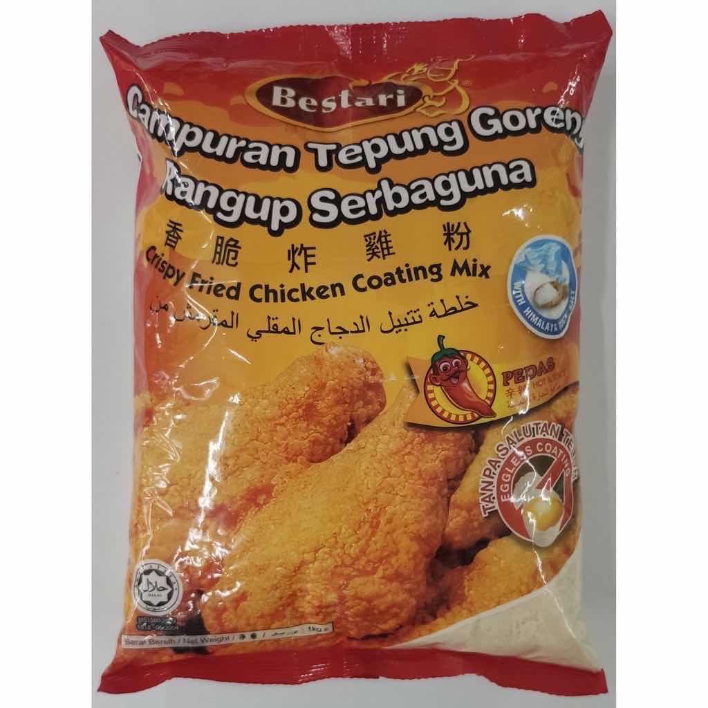 Tepung Goreng Serbaguna Bestari Original & Spicy 1kg | Shopee Malaysia