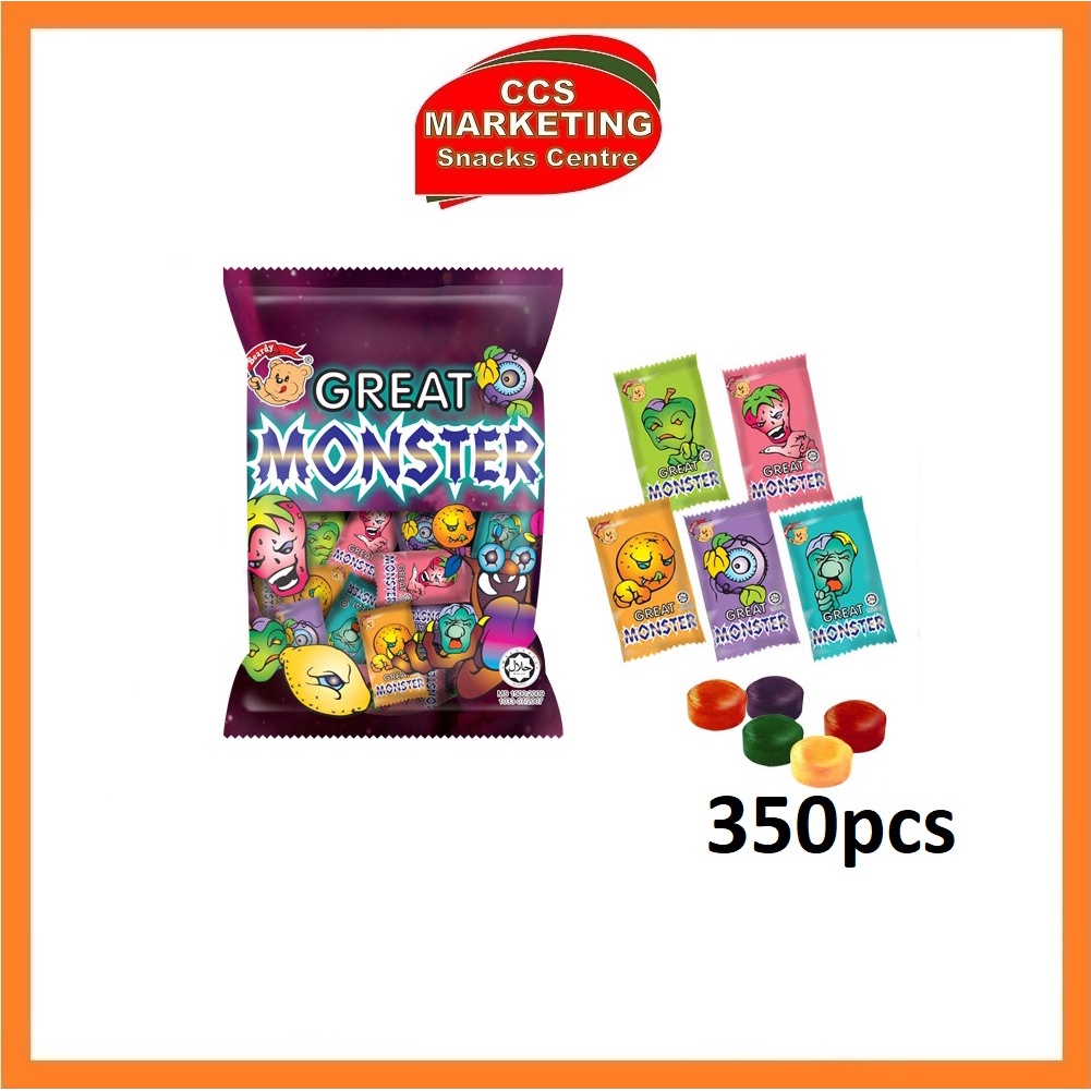 CCS Beardy Great Monster Candy ( 350pcs ) | Shopee Malaysia