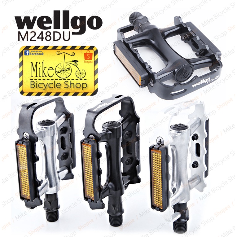 WELLGO Ultralight Bearing Pedals M248 Road Bike Pedal MTB Bicycle ...