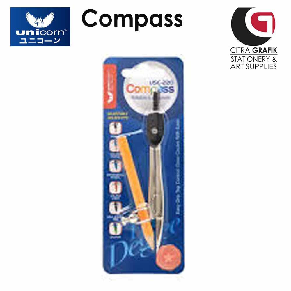 Unicorn Pencil Compass - Assorted color | Shopee Malaysia