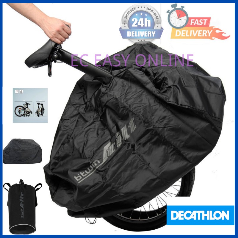 Decathlon folding bike bag hotsell