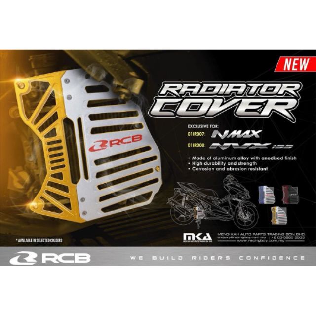 NMAX /NVX Radiator Cover RCB S Series N MAX | Shopee Malaysia