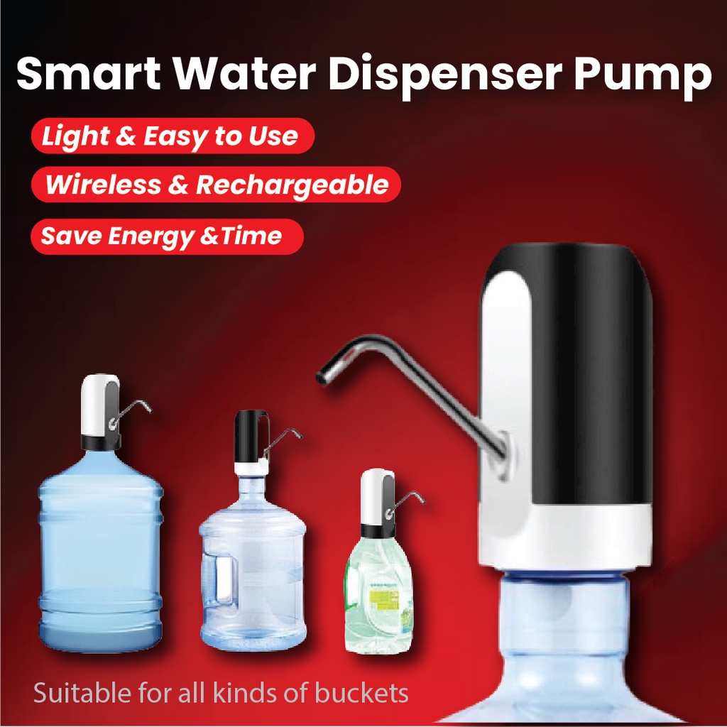 Electric Water Dispenser Pump Smart Rechargeable USB Charging Automatic ...