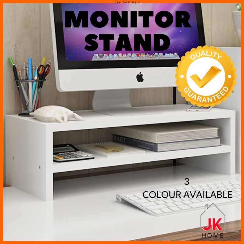 JK Desktop Monitor Stand Monitor Desk Stand Shelf Base Laptop Stand