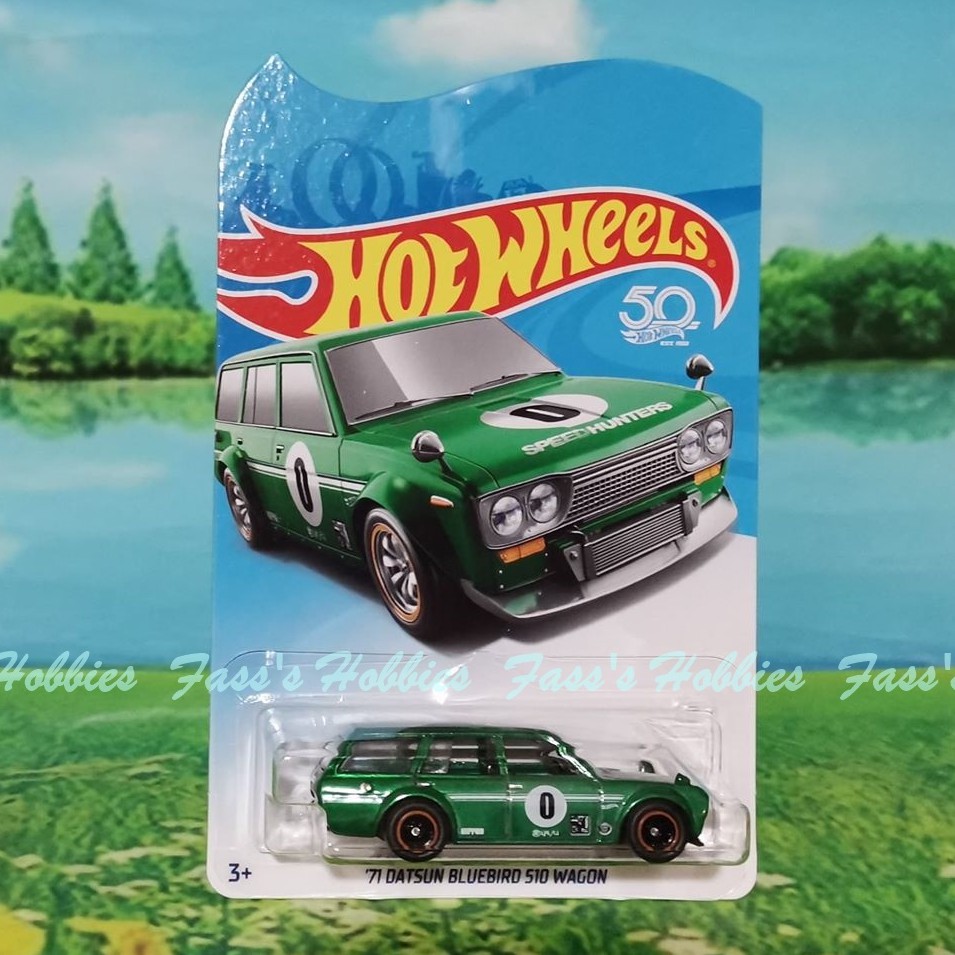 Hot wheels datsun 510 wagon sales green