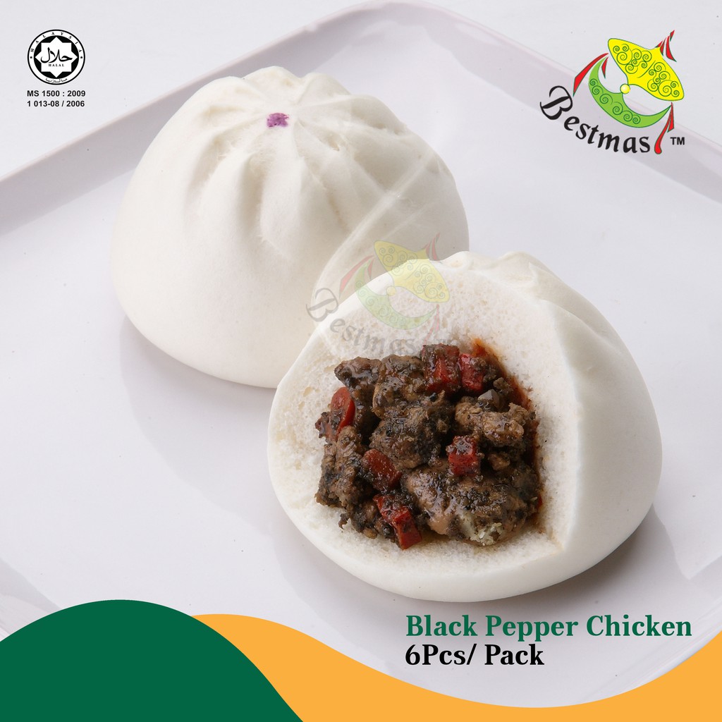 P07 Black Pepper Chicken (6Pcs) Savory Pau | Shopee Malaysia