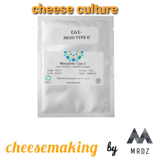 PRE ORDER! Mesophilic type II for making cheese Cheddar Gouda Colby ...