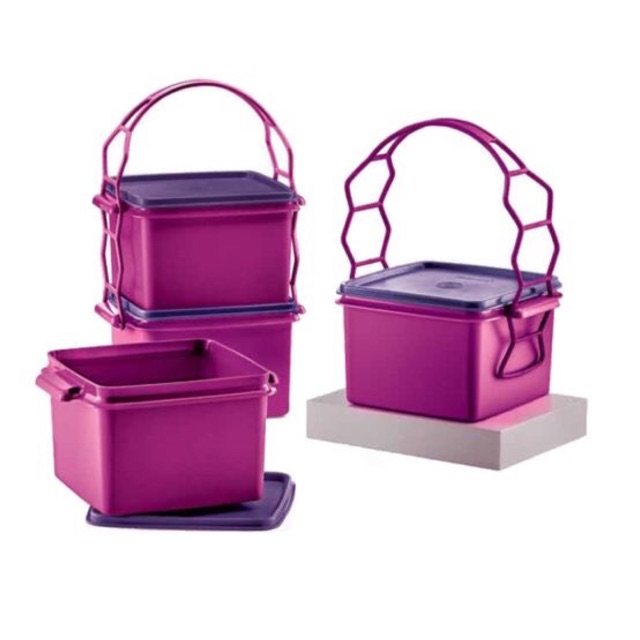 Tupperware Double Deep with Cariolier (2pcs) | Shopee Malaysia