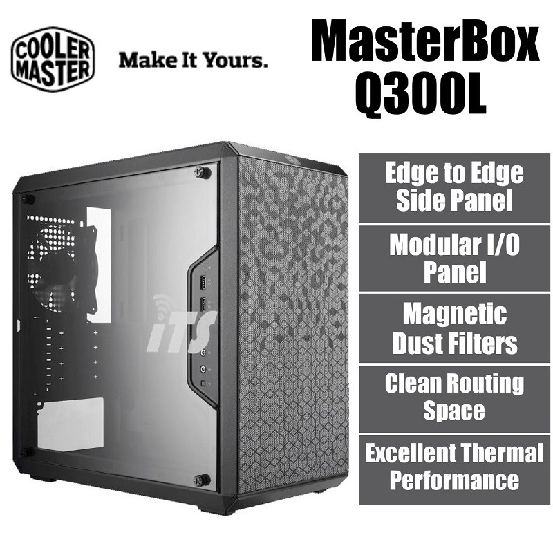 Cooler Master MasterBox Q300L M-ATX Full Perforated Chassis | Shopee ...