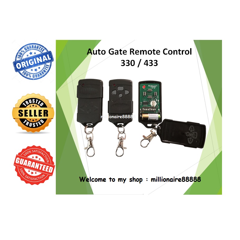 READY STOCK HOT ITEM RC106 Original 4 Channel 4 Way 4 Button Remote ...