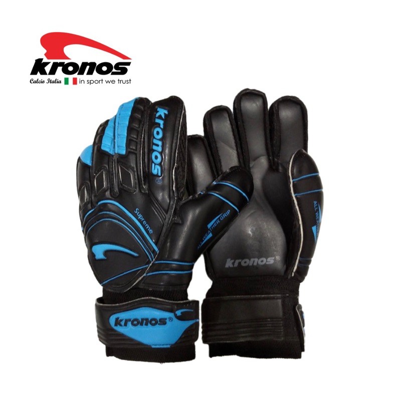 KRONOS Supreme Junior Soccer Football Goalkeeper Glove Training with  Fingersafe.
