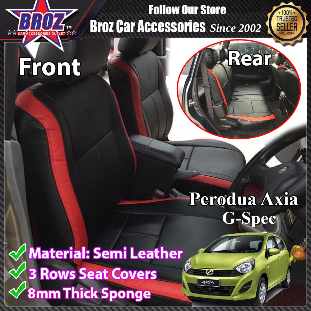 Leather seat online axia