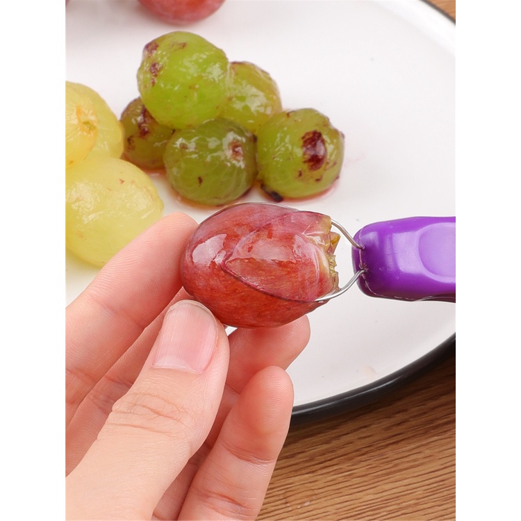 Double-Headed Grape Peeling Tool Grape Peeler Grapes Peeler Fruit Splitter  Meat Picker IrDm
