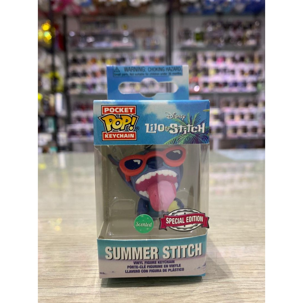 Porte-clé Summer Stitch / Lilo Et Stitch / Funko Pocket Pop