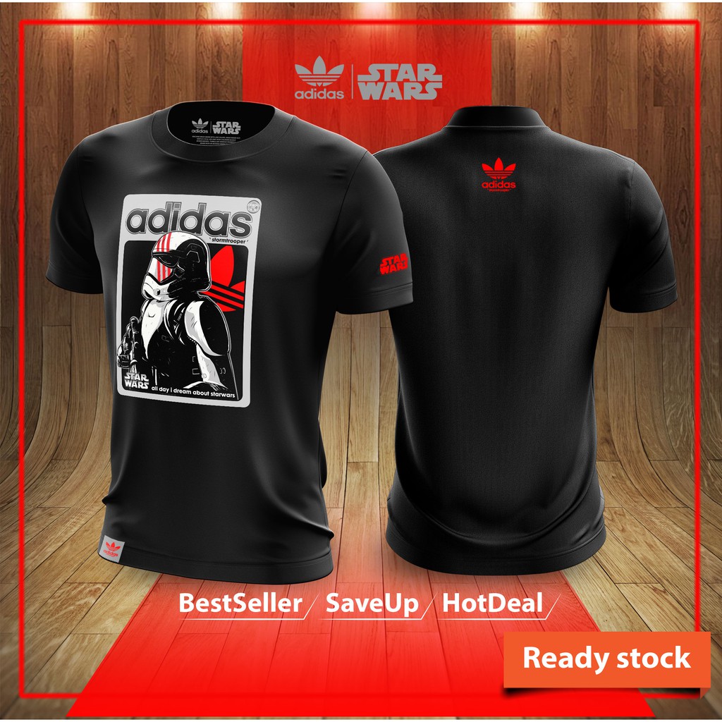 NEW ADIDAS STAR WARS STORM STOOPER T SHIRT Shopee Malaysia