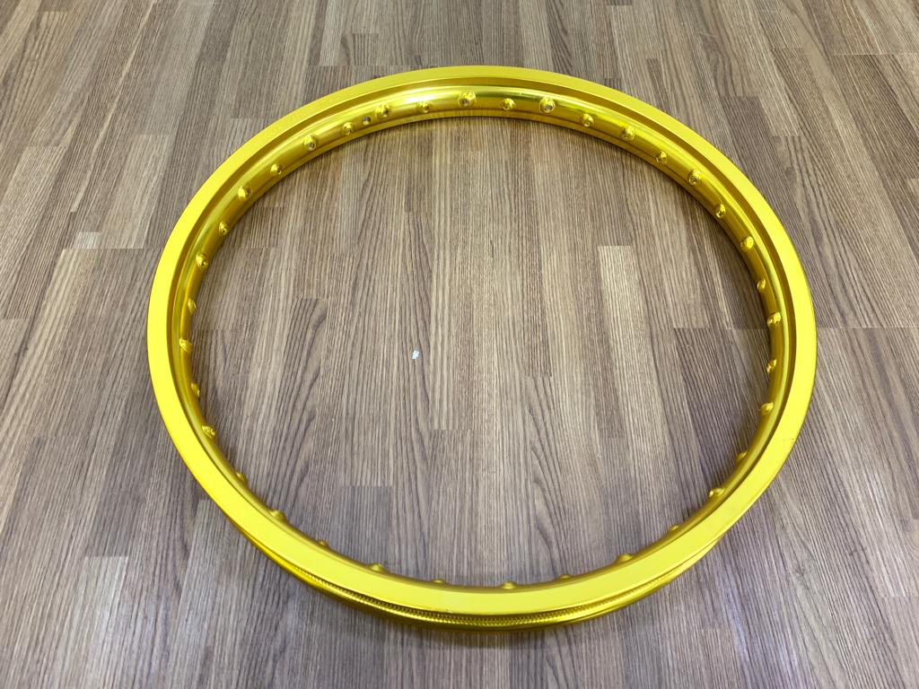 MOTOR ALLOY RIM APRILIA 140X18 / 160X18 GOLD BLUE RED KRISS EX5 LC135 ...