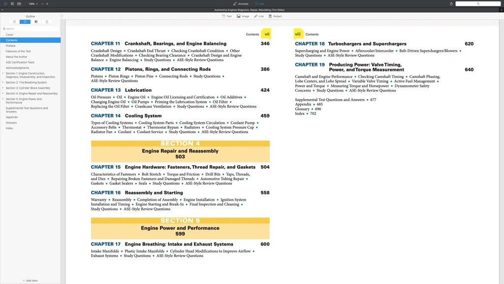 [DIY & SPECIAL] Automotive Engines Diagnosis, Repair