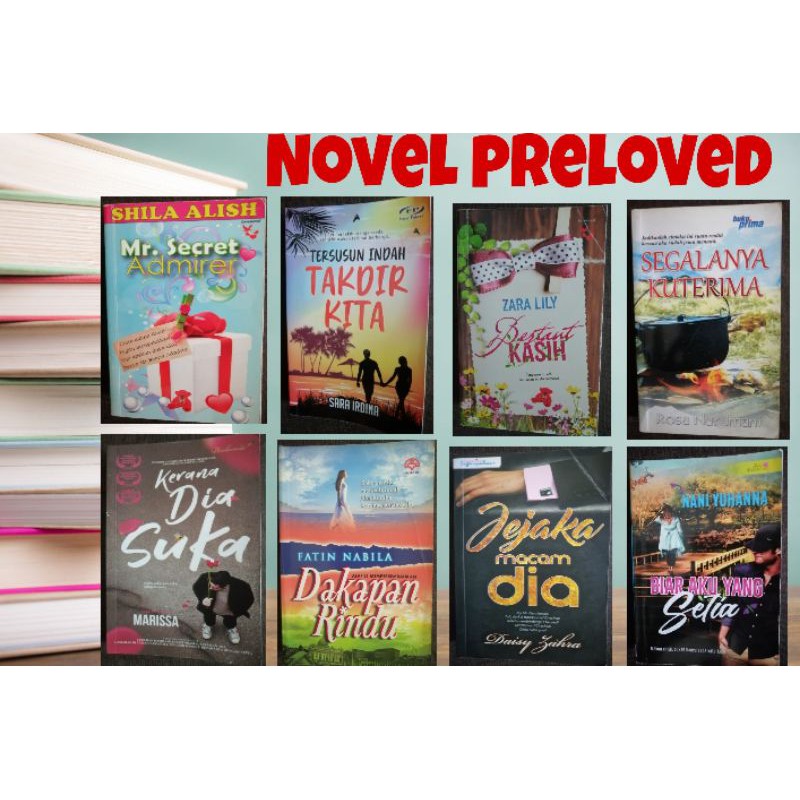 NOVEL PRELOVED MURAH BANGAT | Shopee Malaysia