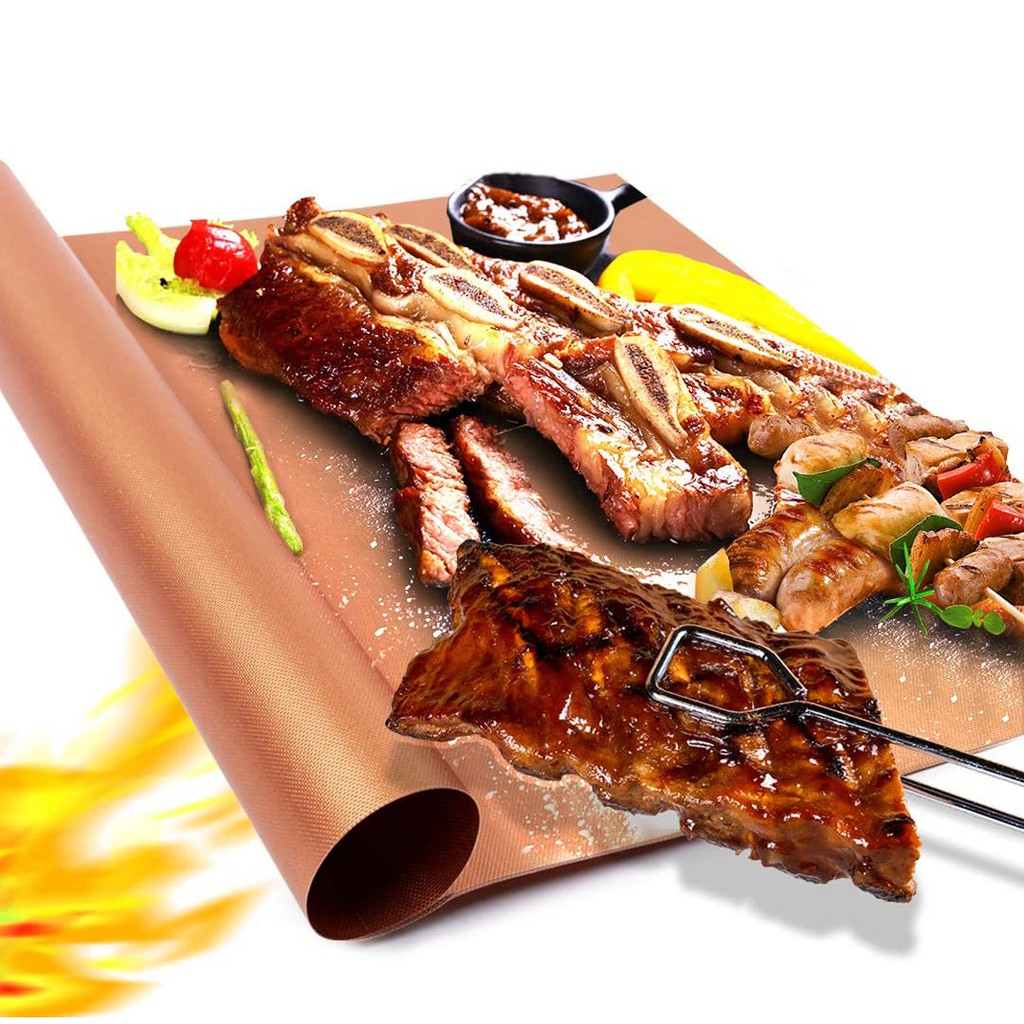 (VB) Grill Mat Oven mat BBQ Shopee Malaysia