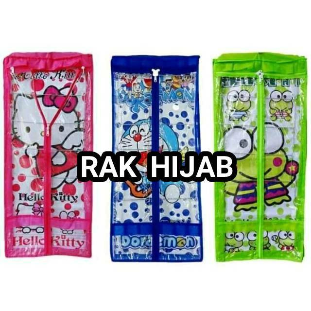 Hijab Rack Hanging Character Rack Plastic Rack Hanging Versatile Hijab ...