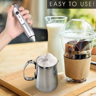  Superior 2Pcs Electric Milk Frother Kitchen Drink Foamer  Electric Milk Frother Kitchen Drink Foamer Whisk Mixer Stirrer Coffee  Cappuccino Creamer Whisk Frothy Blend Whisker Egg Beater(Black&White): Home  & Kitchen