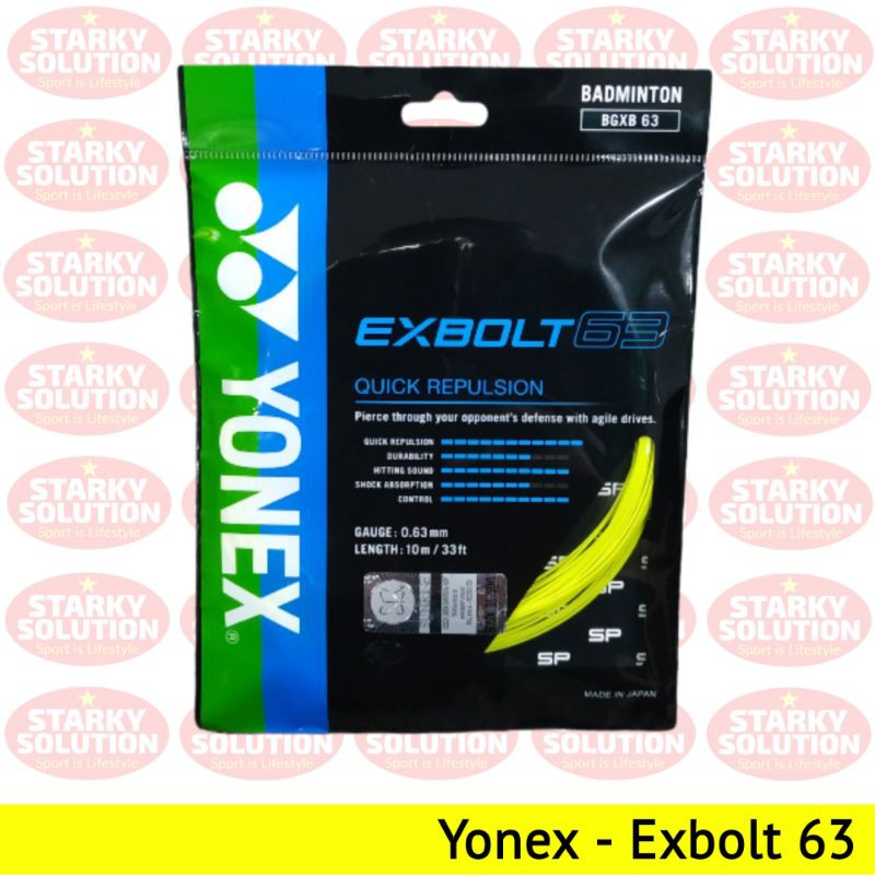 Original YONEX EXBOLT 63 SP Badminton Strings | Shopee Malaysia