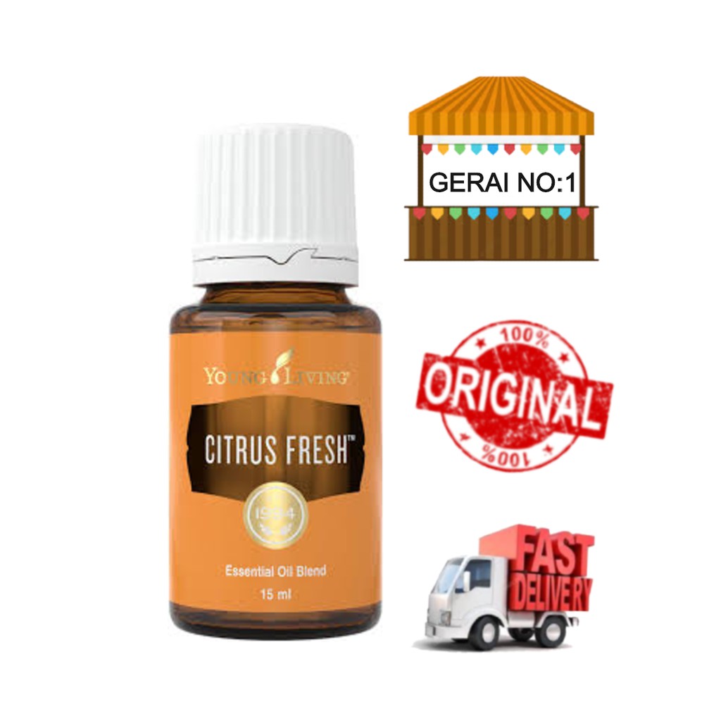 Young Living Citrus Fresh 15ml / 5ml Essential Oil (15ML OIL LEVEL ...