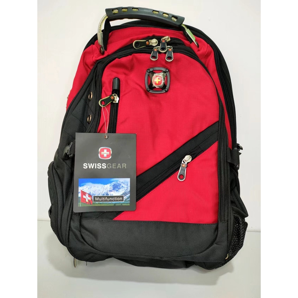 Swiss hotsell backpack red