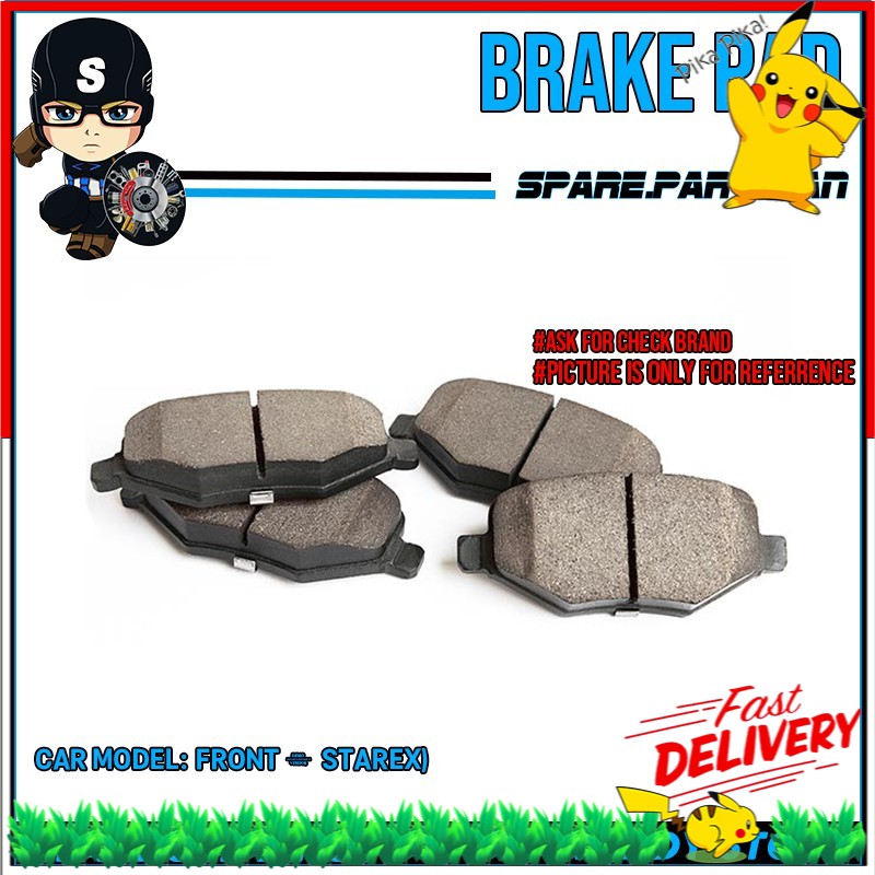 BRAKE PAD FRONT (STAREX) | Shopee Malaysia