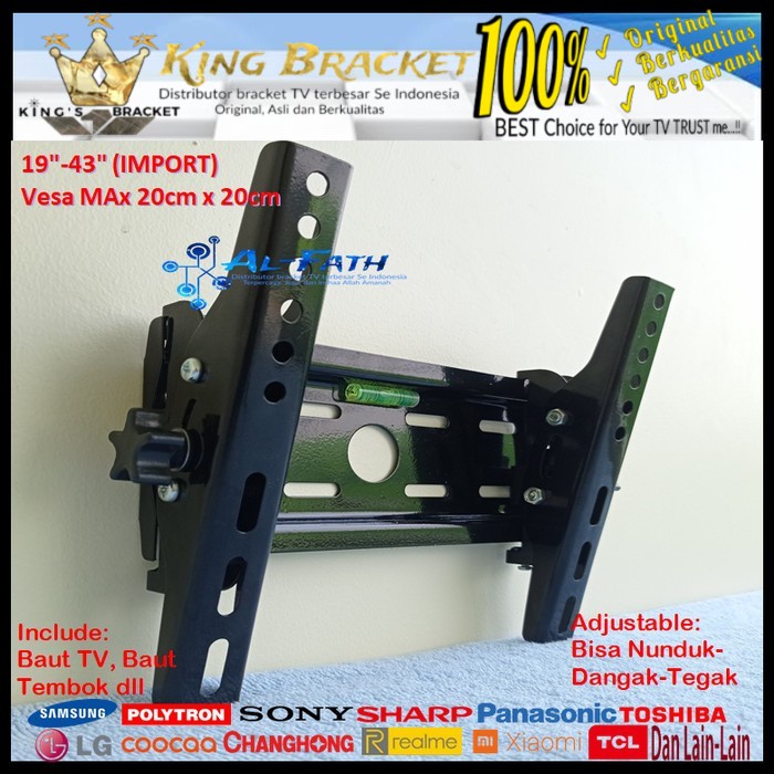 SHARP TV Bracket 19 to 43 inch IMPORTED QUALITY 100% guarantee suitable ...