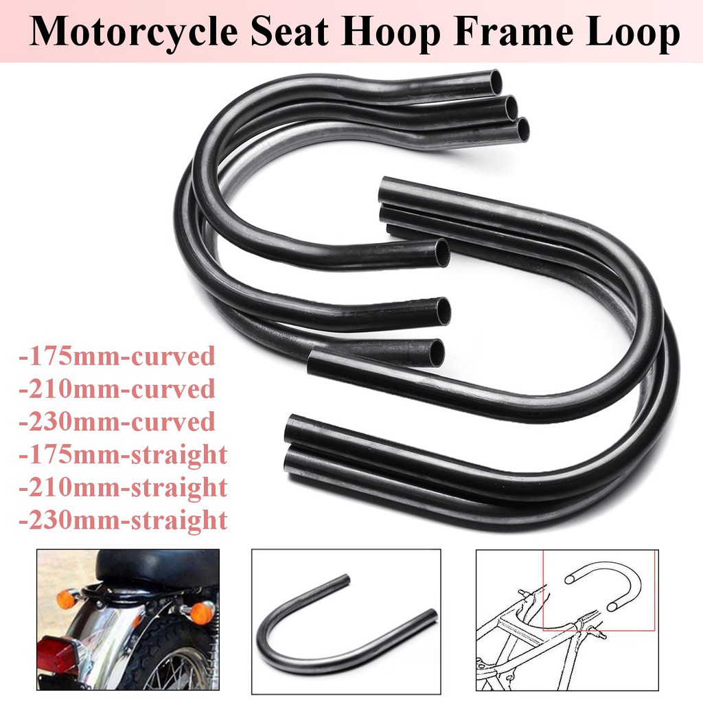 Upswept&Flat Cafe Racer Seat Frame Hoop Loop Metal 210-230mm for ...
