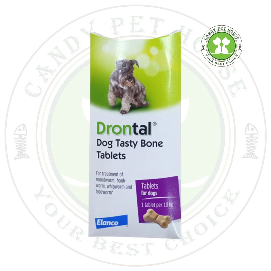 Drontal dog clearance tasty bone