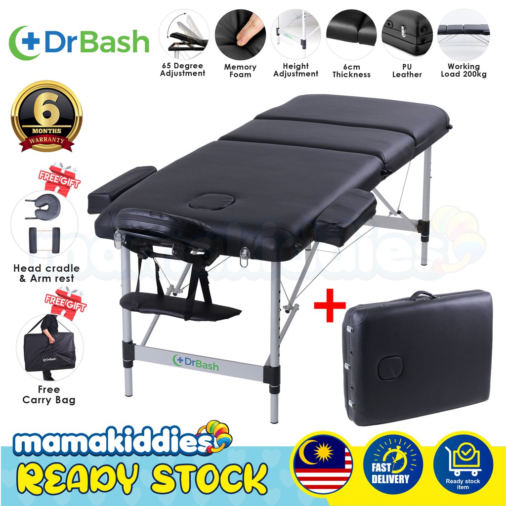 Katil Kulit🔥 Portable Aluminium Massage Bed Facial Bed Beauty Bed