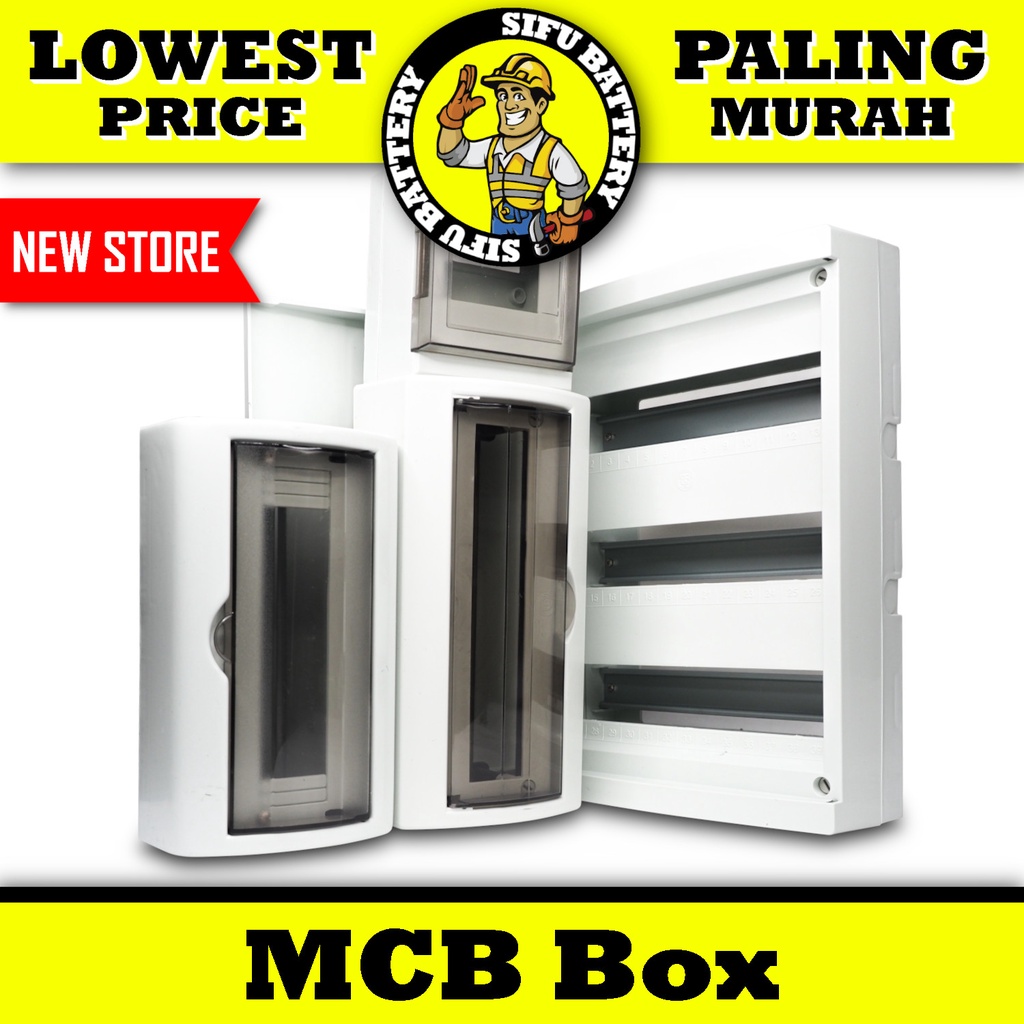 MCB Box Miniature Circuit Breaker Distribution BD Box 6 Way 45 Way
