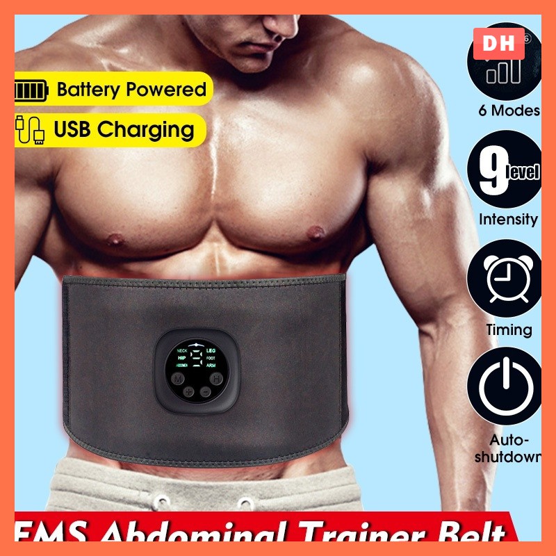 muscle stimulator abs stimulator Rechargeable Smart EMS Abs Stimulator ...