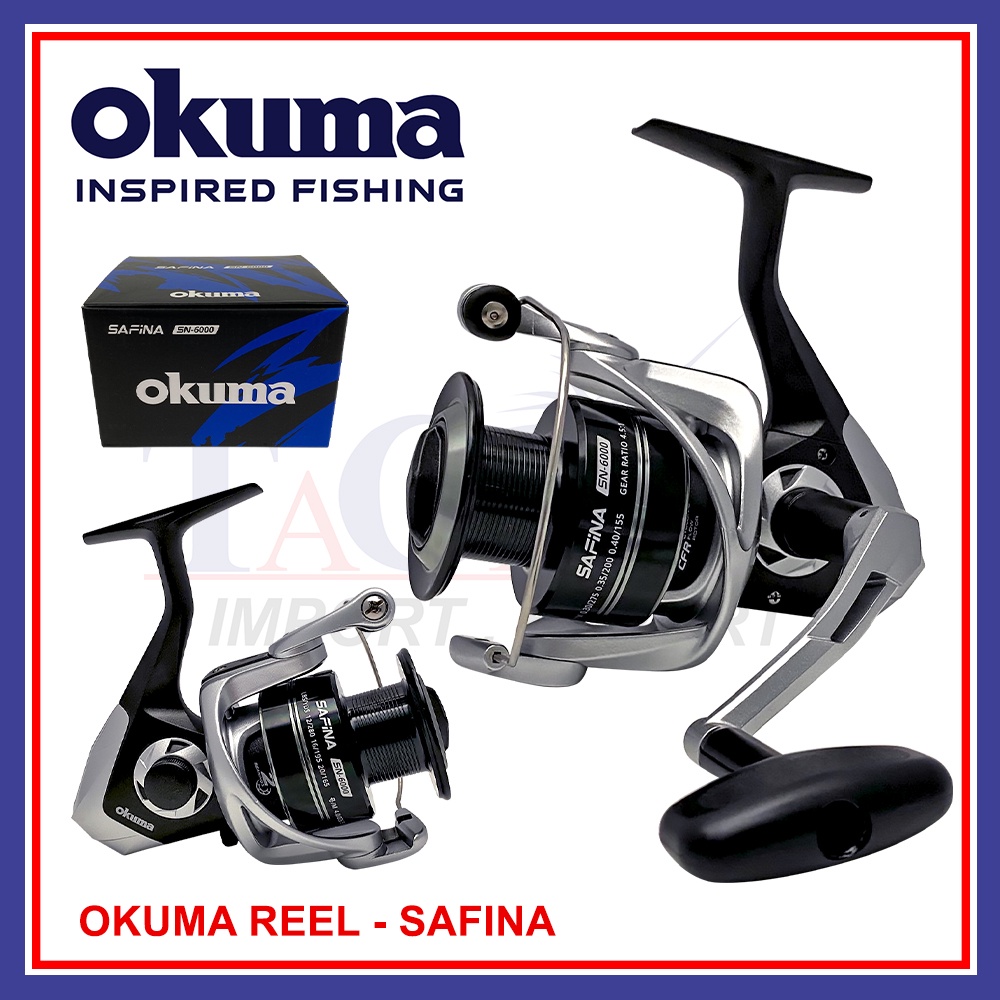 7kg-16kg Max Drag] Okuma Safina SN Spinning Fishing Reel Mesin
