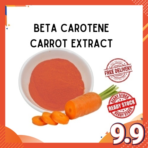 Carrot extract beta carotene natural coloring 10g Shopee Malaysia