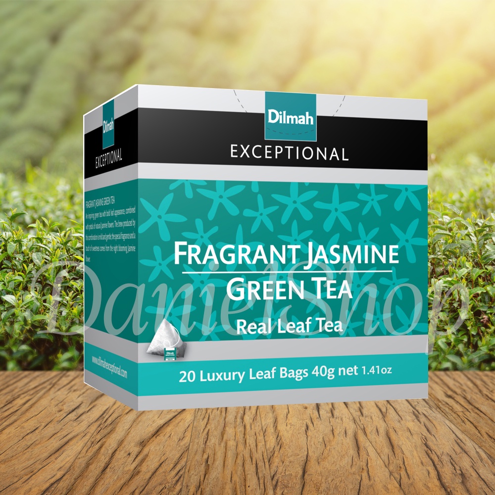 [CLEARANCE] Dilmah Exceptional Fragrant Jasmine Green Tea 20s (Real