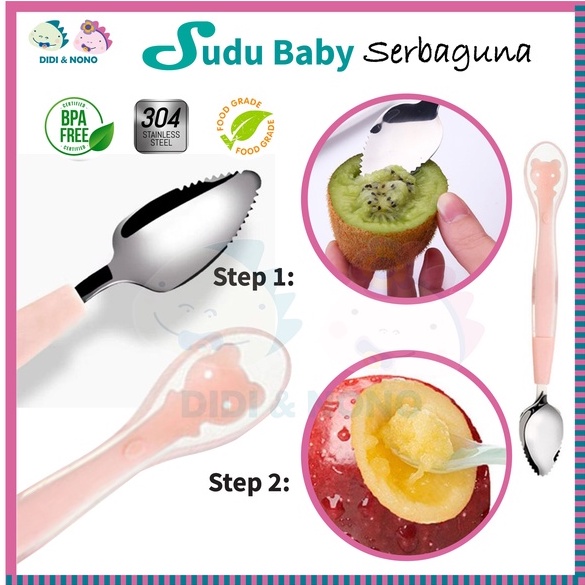 Sudu baby start makan sudu slicone sudu 6 bulan sudu lembut Baby ...