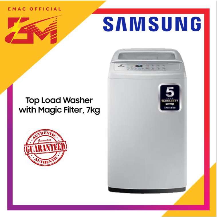 Samsung Top Load Washer with Magic Filter Washing Machine 7KG