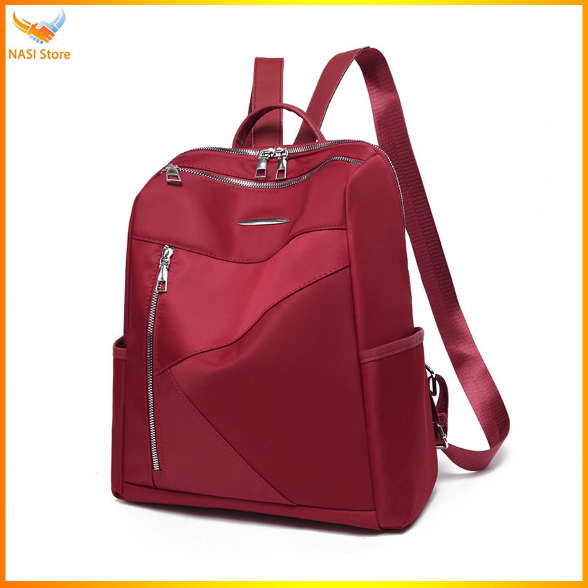 Nasi B1016 women's backpack School backpack waterproof umbrella for medium A4, beautiful