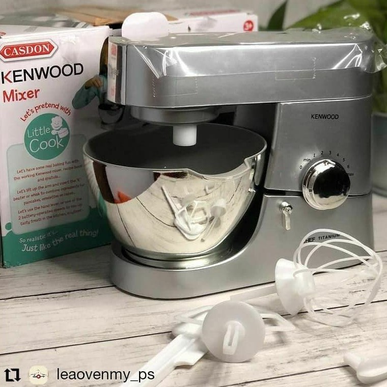 Casdon Little Cook Kenwood Mixer Toy, Stand Mixer Toy