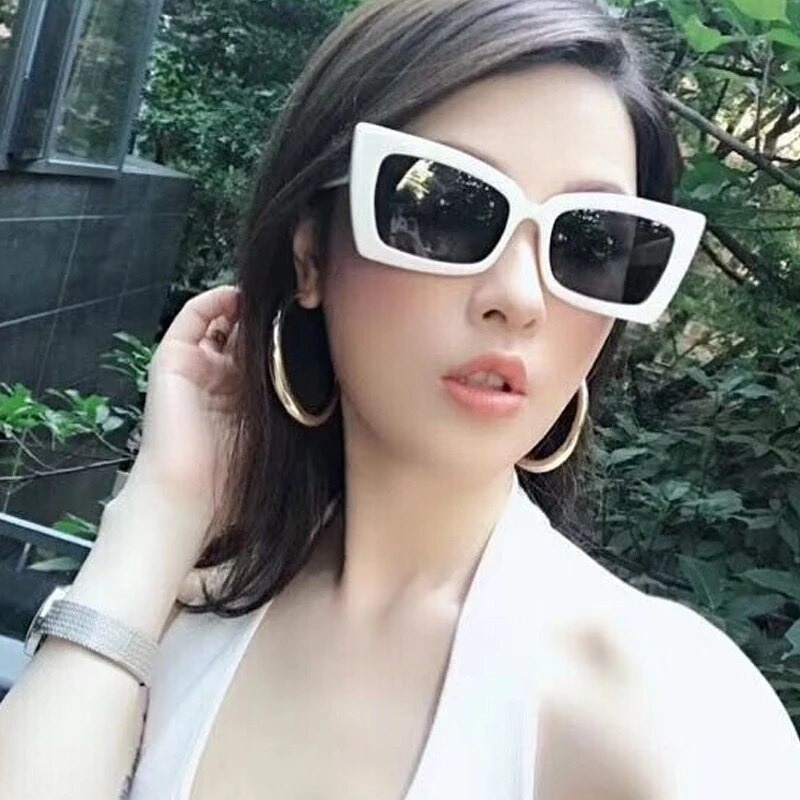Brand Designer Sunglasses 2022 High Quality Retro Square Glasses Women Men's Luxury Oculos De