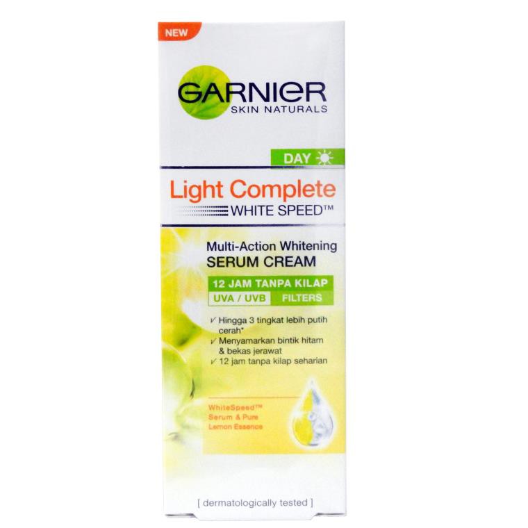 Garnier Skin Naturals Light Complete White Speed Multi Action Whitening Serum Cream 40ml