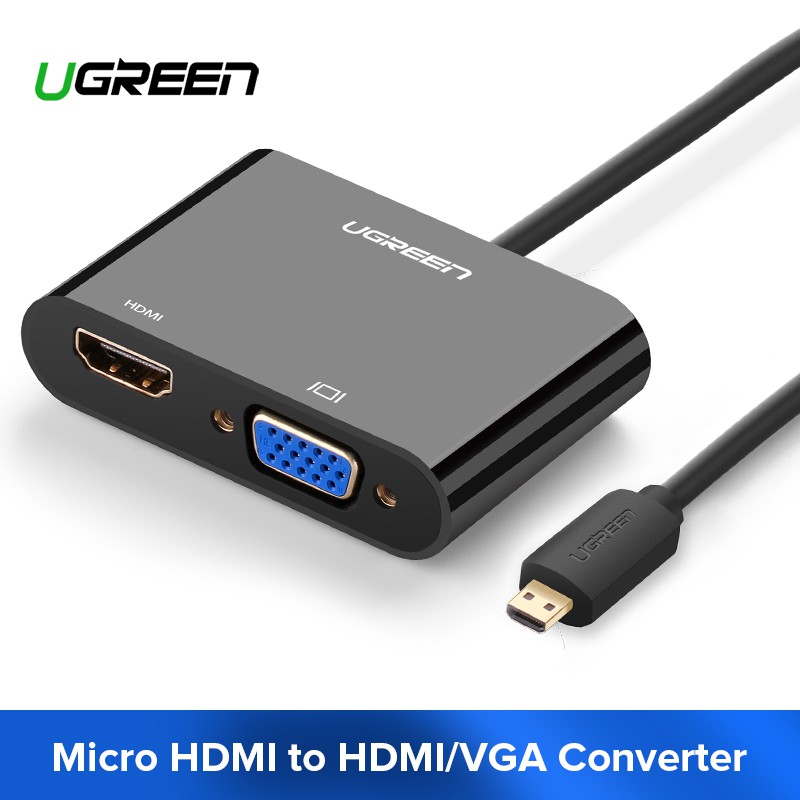 UGREEN Active Micro HDMI Video Converter with Audio Jack 3.5mm