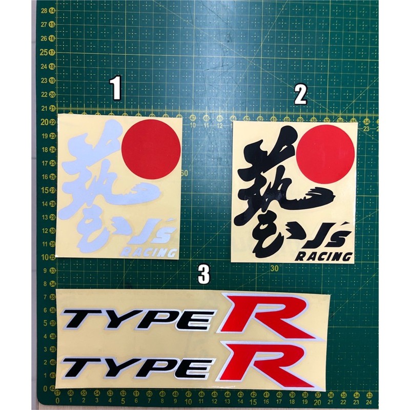 Sticker kereta honda type r js racing | Shopee Malaysia