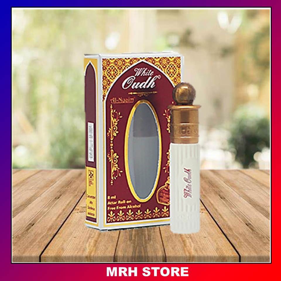 Al Nuaim White Oud Oudh Attar Oil Perfume Fragrance 6 ml Roll