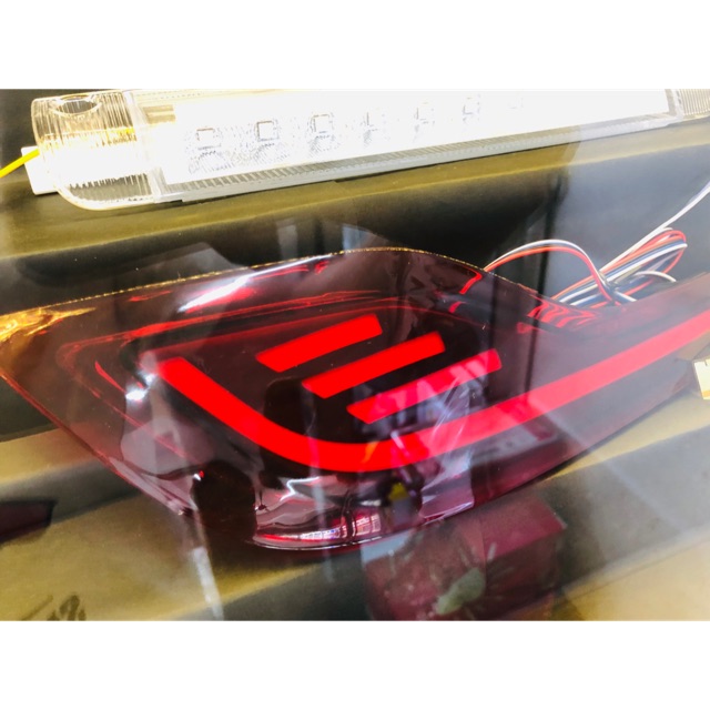 HONDA CRV 2007-2009 / CITY 2012-2013 Rear Bumper LED LIGHT Reflector Lamp 2 IN 1 FUNCTION (CLEAR - Foto 9