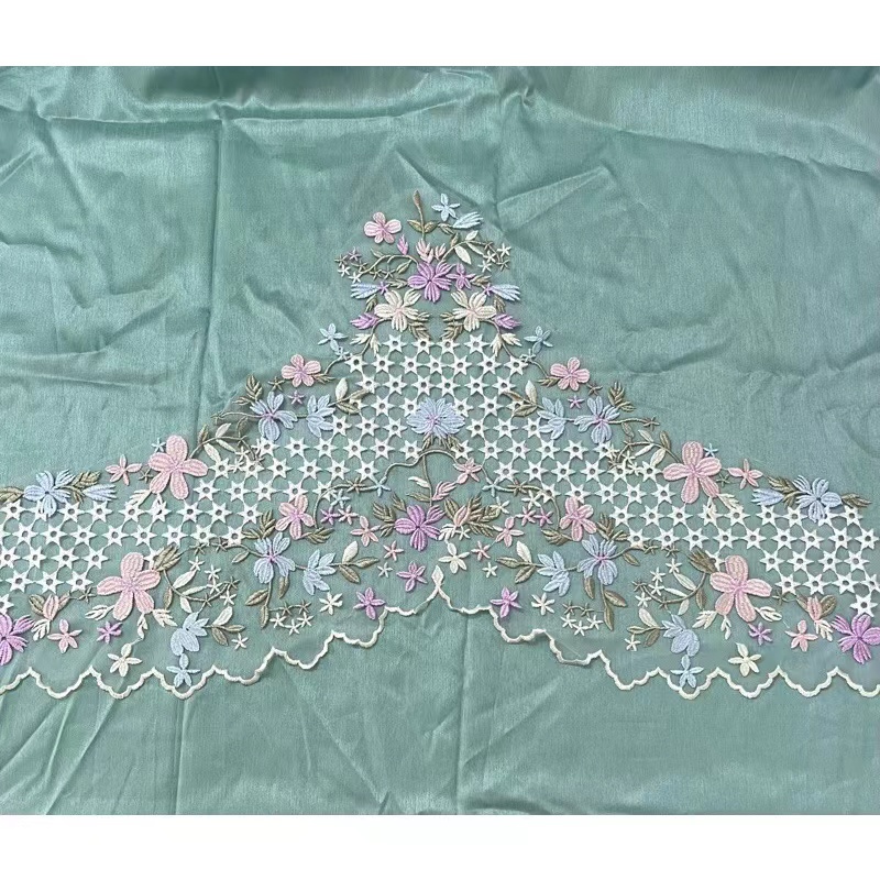 Sewing Lace Fabrics 1 pcs Colors Embroidery Flower Large Lace Applique ...